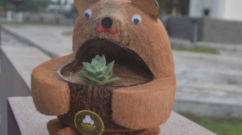 Seni kreatif ramah lingkungan sabut kelapa