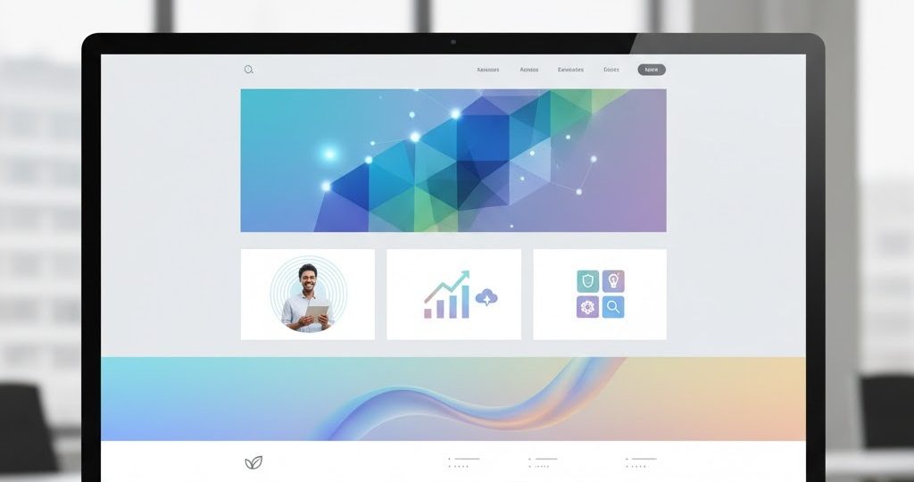 tata letak landing page menarik