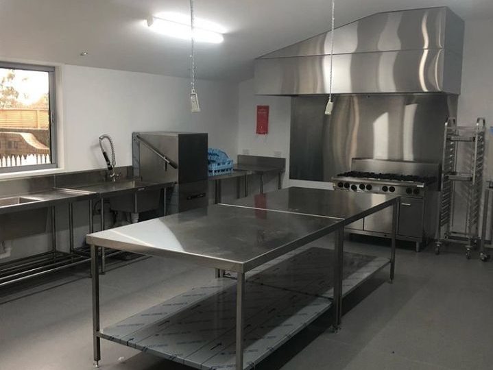 meja kerja dapur stainless