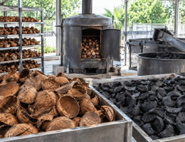 proses pembuatan arang tempurung
