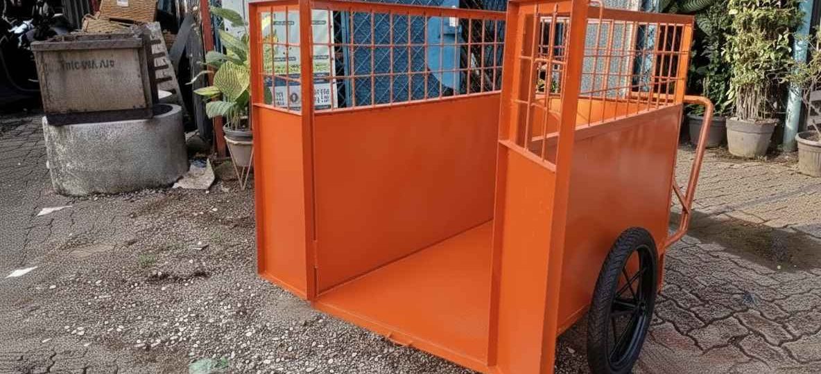 cara memilih gerobak sampah yang tepat