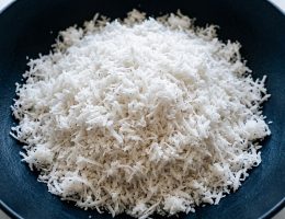 hasil parutan kelapa