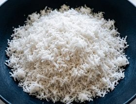 hasil parutan kelapa