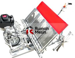 cara kerja alat tanam padi manual