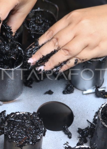 cara mencetak briket seragam