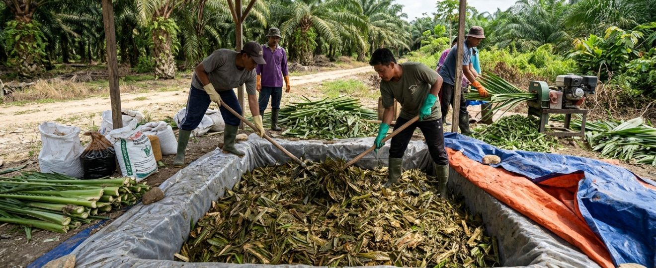 manfaat cacahan pelepah bagi ternak