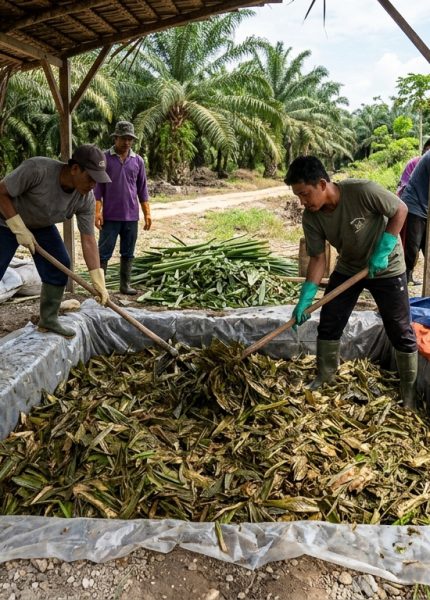 manfaat cacahan pelepah bagi ternak