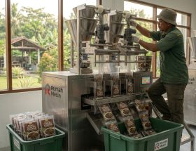 cara mengemas kopi bubuk untuk dijual