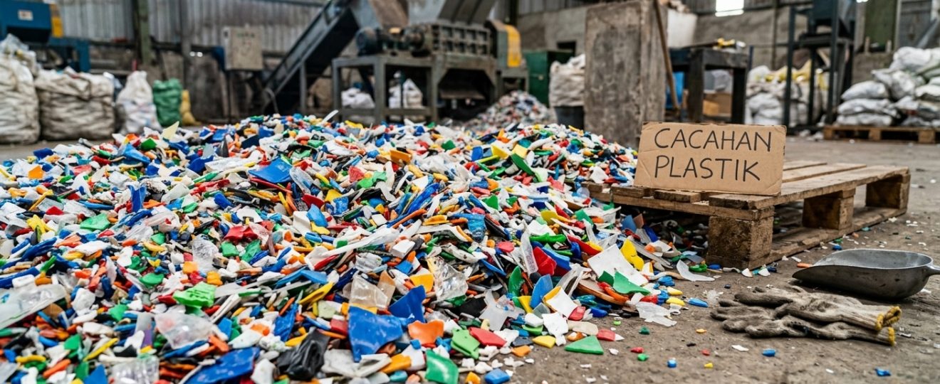 persiapan sampah sebelum dihancurkan