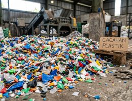 persiapan sampah sebelum dihancurkan