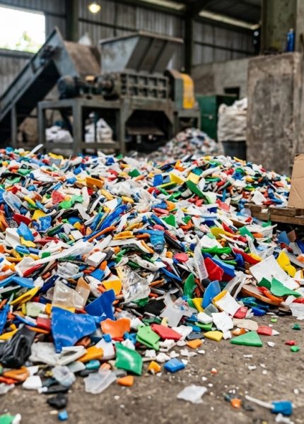 persiapan sampah sebelum dihancurkan