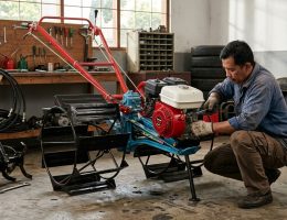 cara merawat mesin traktor pertanian