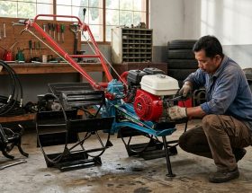 cara merawat mesin traktor pertanian