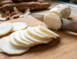 ukuran irisan singkong untuk keripik
