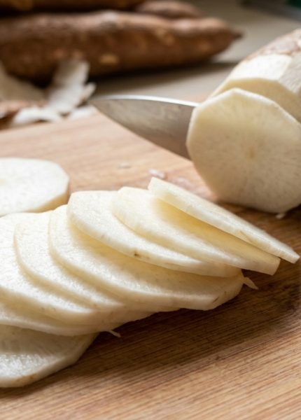 ukuran irisan singkong untuk keripik